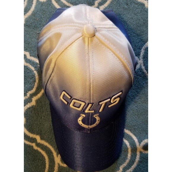 Puma Indianapolis Colts Vintage Pro Line Blue Mens Gradiant Hat NFL Football Cap - Picture 2 of 12